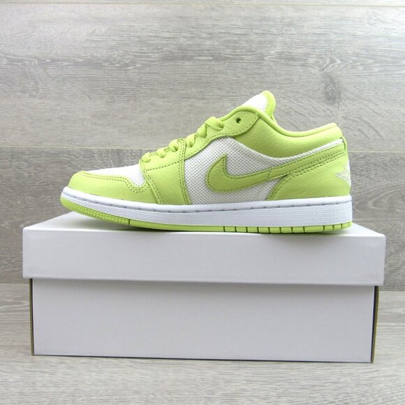 Air Jordan 1 Low SE Summit White Limelight Womens Size 8.5 NEW - Picture 3 of 14